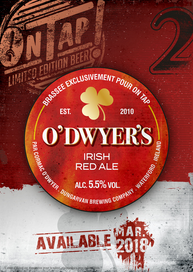 ON TAP #2 - O'Dwyers Irish Red Ale