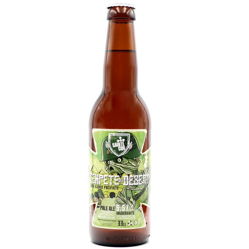 Bière artisanale française - Tempête du Désert - Brasserie Sainte Cru