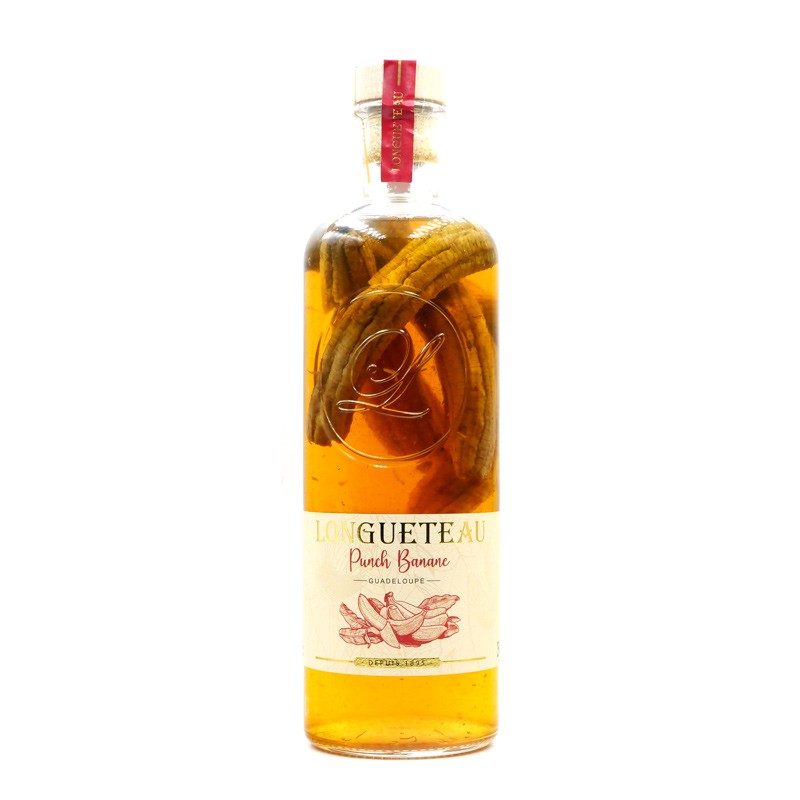 Punch artisanal guadeloupéen - Punch Banane - Distillerie Longueteau