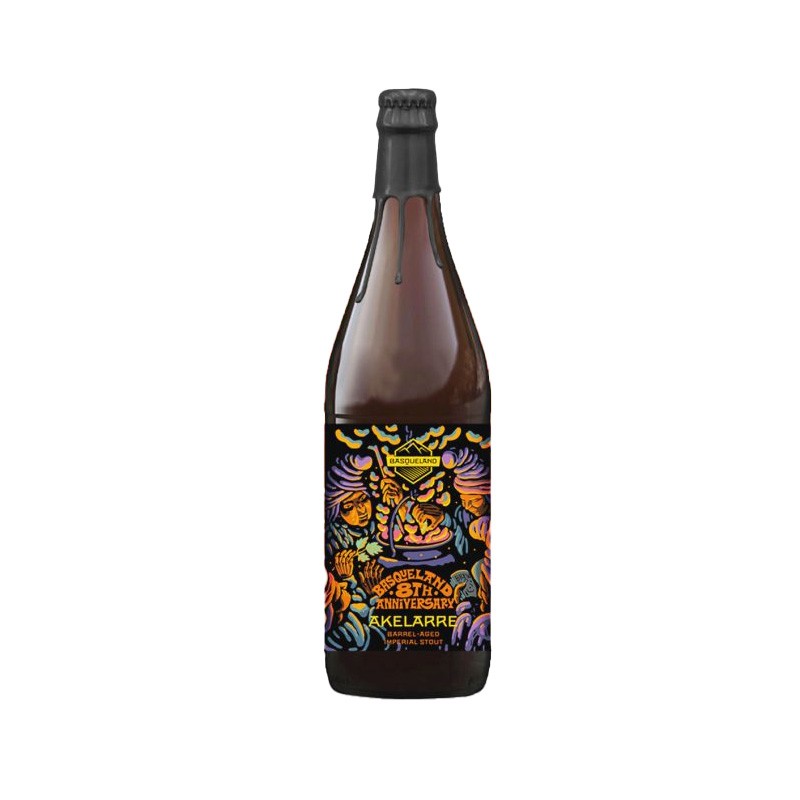 Bière Basquerland akelarre imperial stout barrel aged