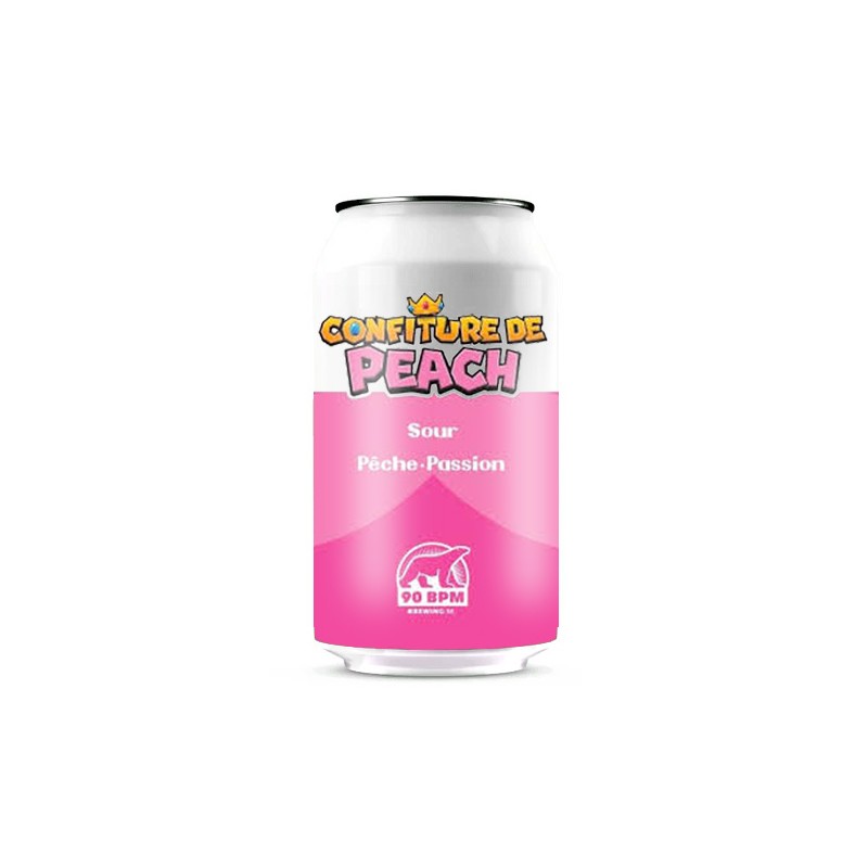 Bière-90-BPM-Confiture-De-Peach-Sour-Peche-Passion