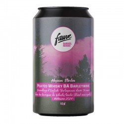 Bière Fauve Abysses Étoilées Barley Wine BA Whisky Tourbé