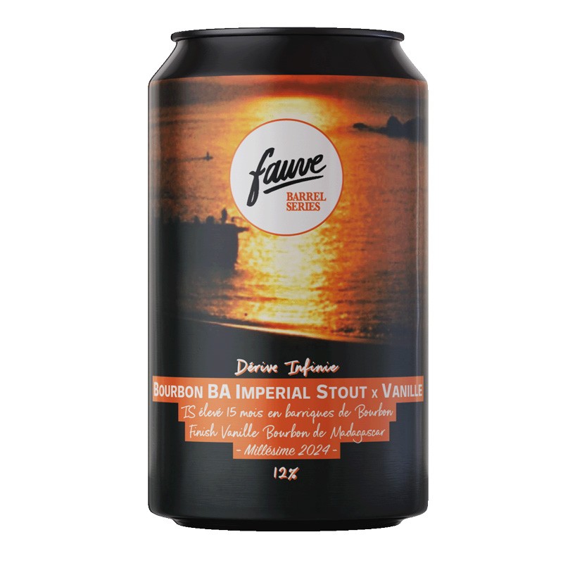 Bière Fauve Dérive Infinie IS Bourbon BA