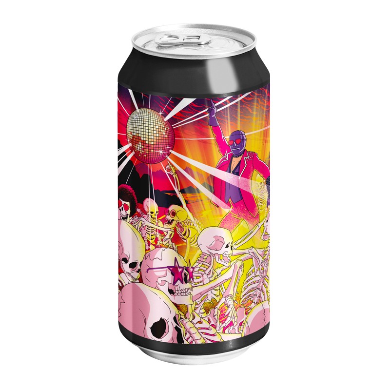 Bière Sainte-Cru Floor is Lava Double Blanche Framboise Myrtille