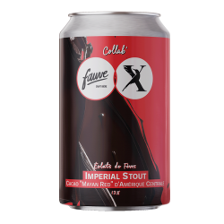 Bière Fauve Eclat de Fèves Imperial Stout Cacao