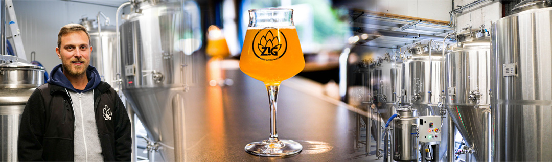 Brasseur, bi&egrave;re et fermenteurs Du Grand Zig