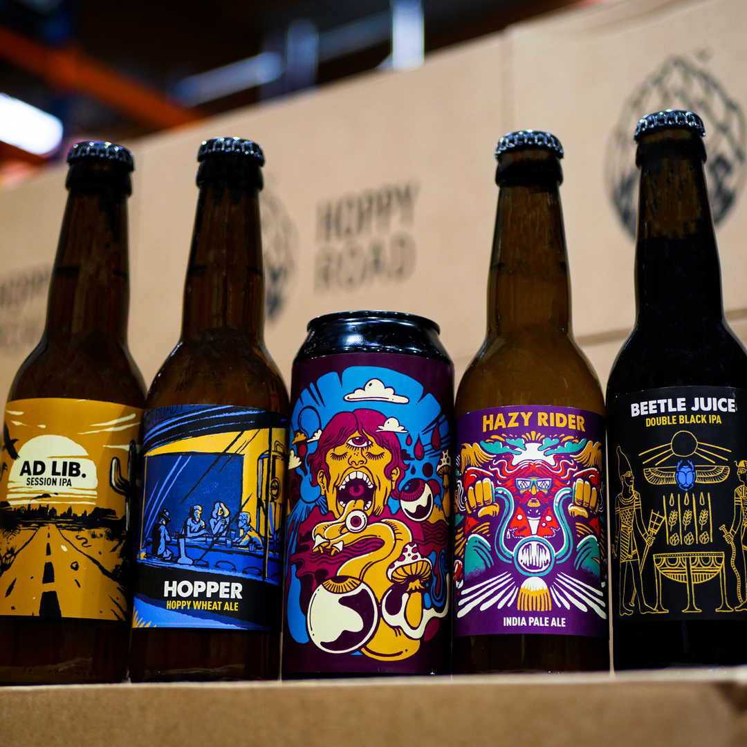 Bi&egrave;res de la Brasserie Hoppy Road