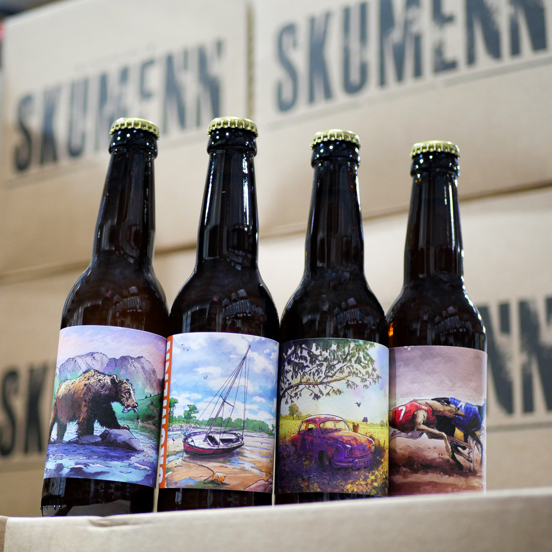 Les bières bio de la gamme permanente Skumenn