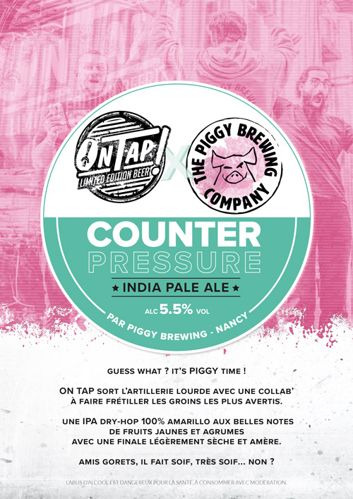 New ON TAP Counter Pressure - Piggy Brewing
