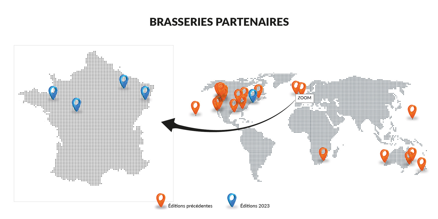 Brasserie partenaires ON TAP 2023